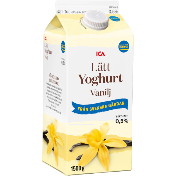 ICA Lättyoghurt Vanilj