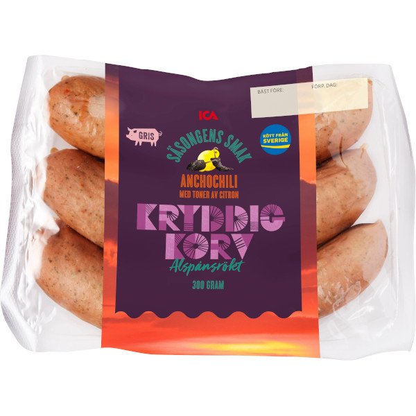 ICA Kryddig Korv Anchochili & Citron