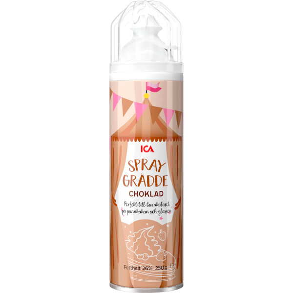 ICA Spraygrädde Choklad