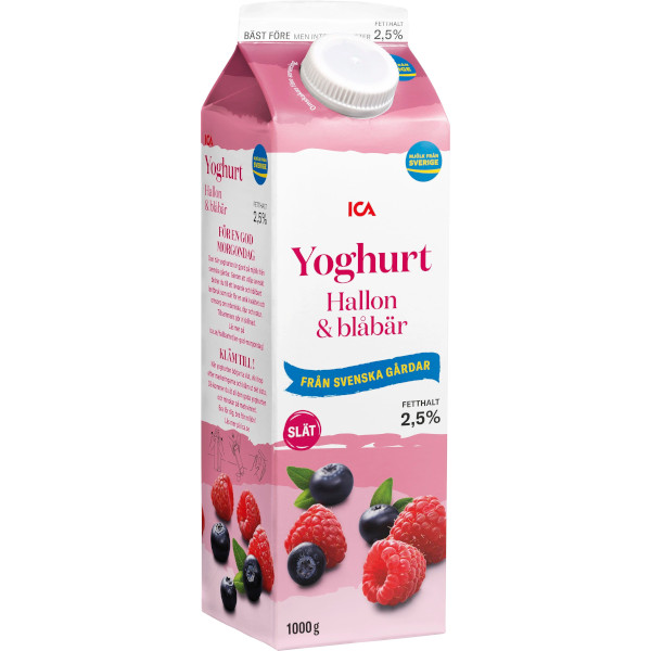 ICA Yoghurt Hallon & Blåbär