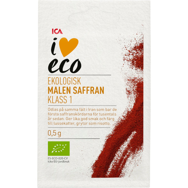 ICA I Love Eco Saffran Malen Ekologisk