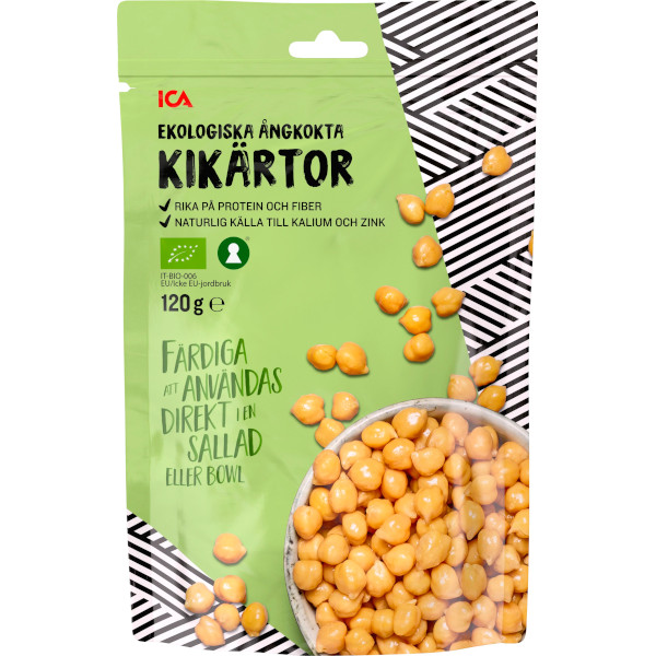 ICA Kikärtor Ångkokta Ekologiska