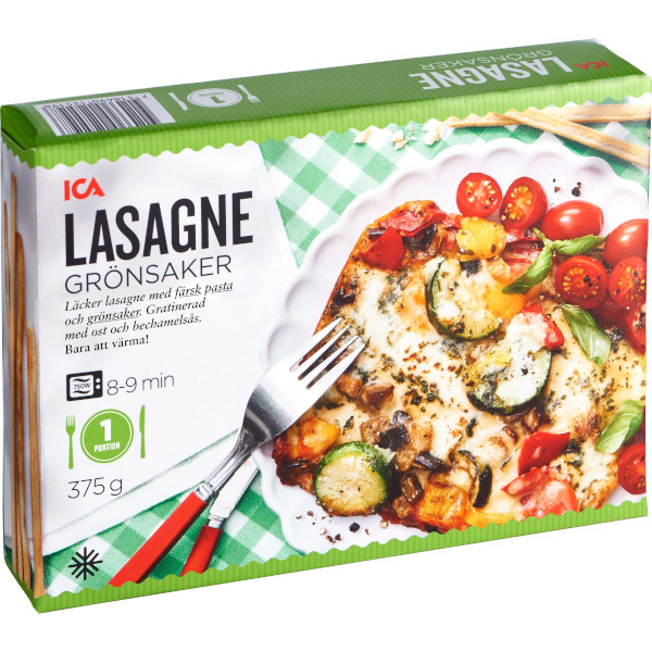 ICA Lasagne Grönsaker