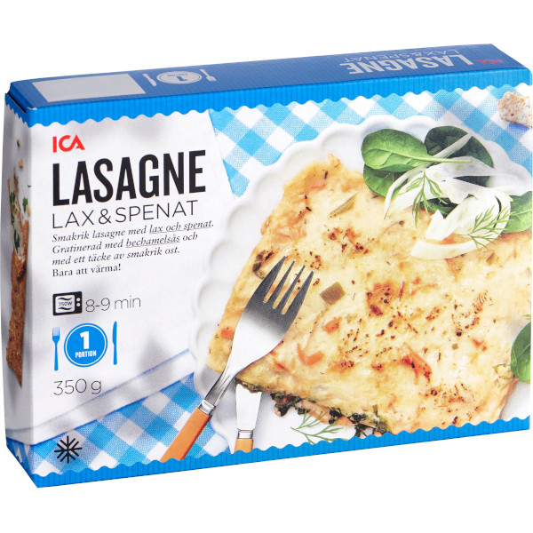 ICA Lasagne Lax & Spenat