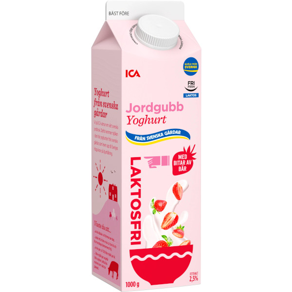 ICA Yoghurt Jordgubb Laktosfri