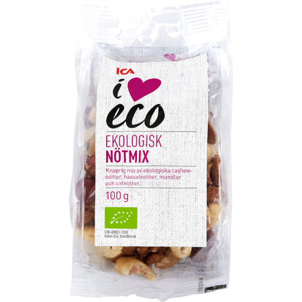 ICA I Love Eco Nötmix Ekologisk