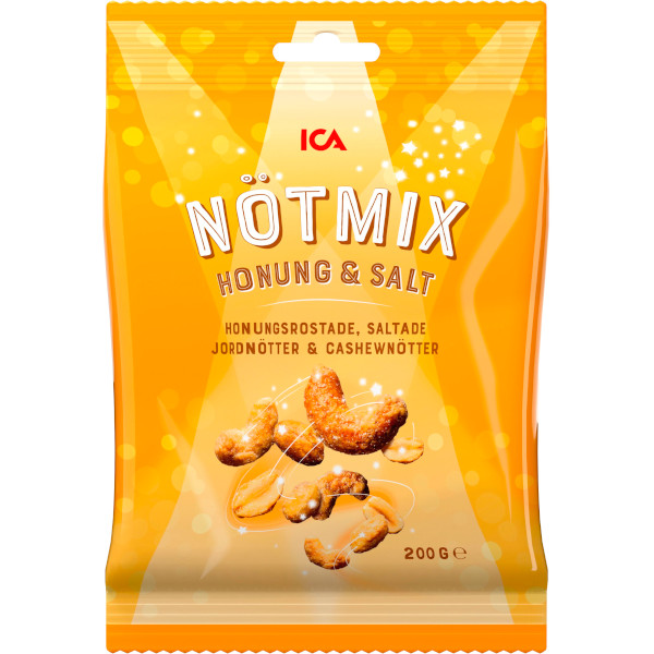 ICA Nötmix Honung & Salt