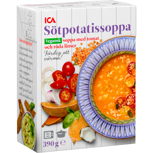 ICA Sötpotatissoppa
