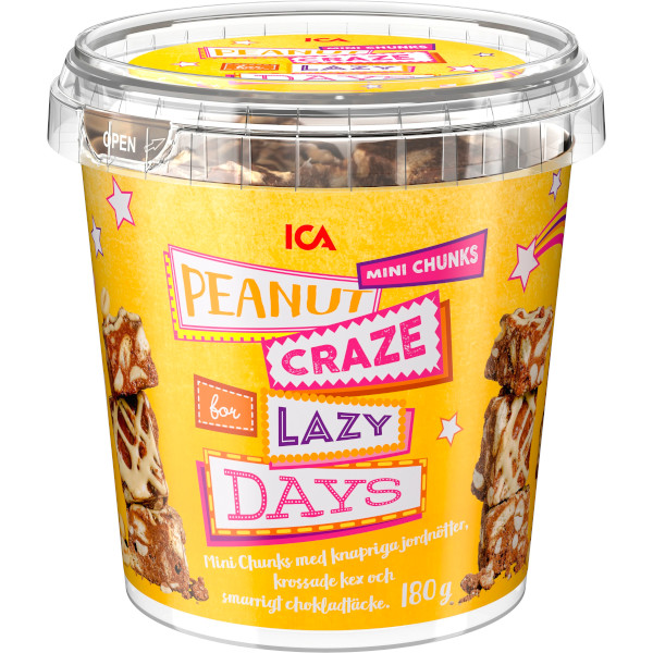 ICA Mini Chunks Peanut Craze For Lazy Days