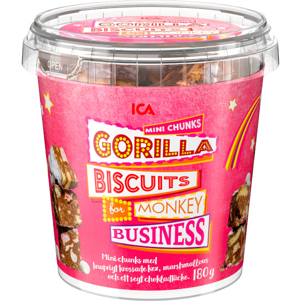 ICA Mini Chunks Gorilla Biscuits For Monkey Business