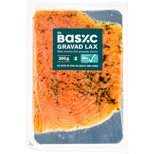 ICA Basic Lax Gravad Skivad