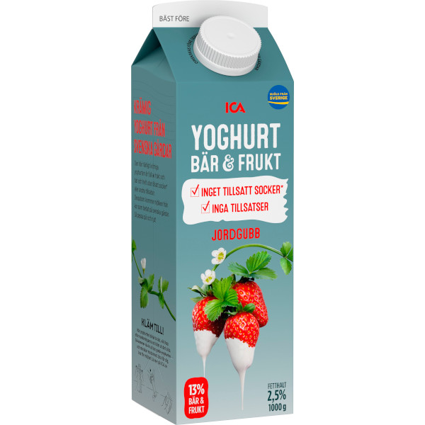 ICA Yoghurt Bär & Frukt Jordgubb