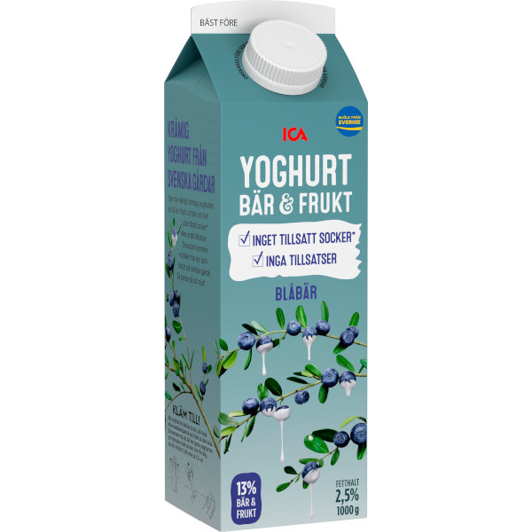 ICA Yoghurt Bär & Frukt Blåbär