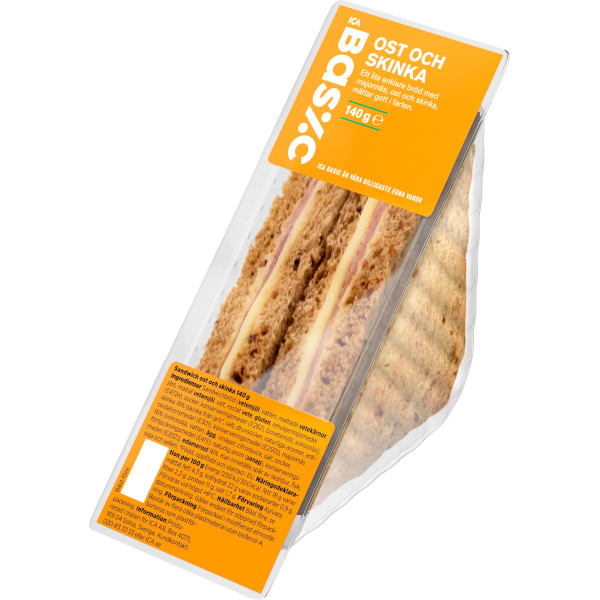 ICA Basic Sandwich Ost/Skinka