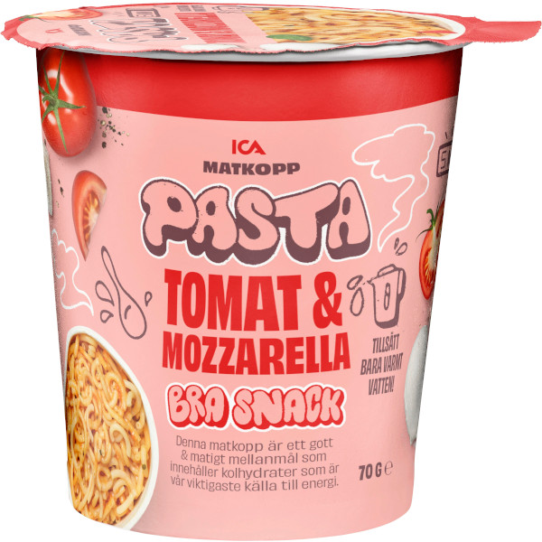 ICA Pastakopp Tomat & Mozzarella