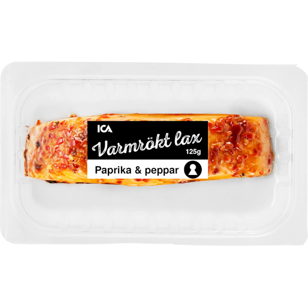 ICA Lax Varmrökt Paprika & Peppar Portionsbit