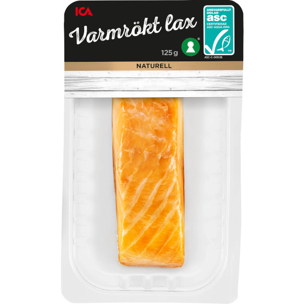 ICA Lax Varmrökt Naturell Portionsbit