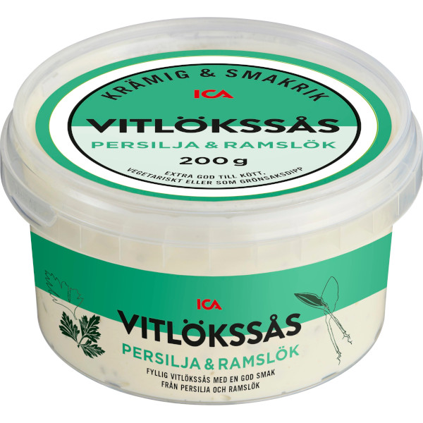 ICA Vitlökssås Persilja & Ramslök