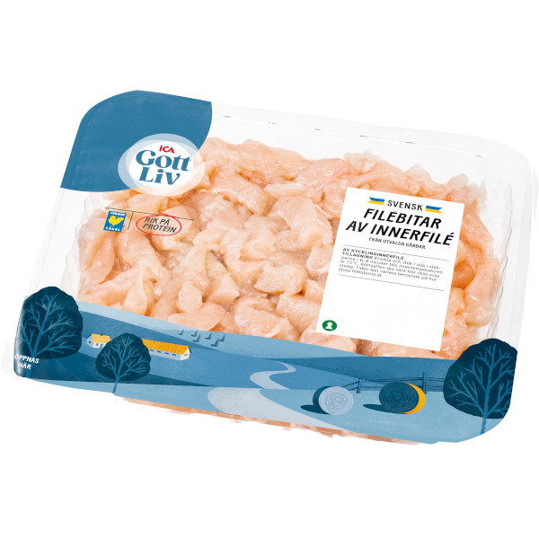 ICA Gott Liv Kycklingfilébitar