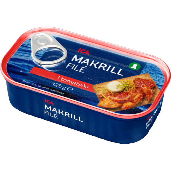 ICA Makrillfilé Tomatsås