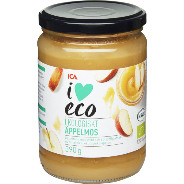 ICA I Love Eco Äppelmos Ekologiskt
