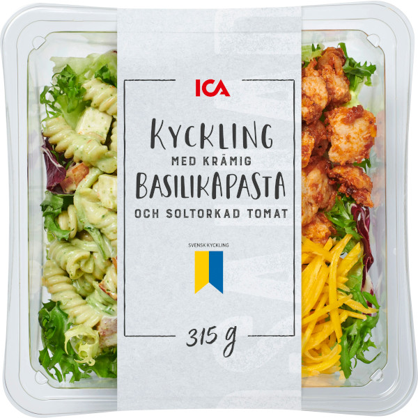 ICA Kycklingsallad Basilikapasta