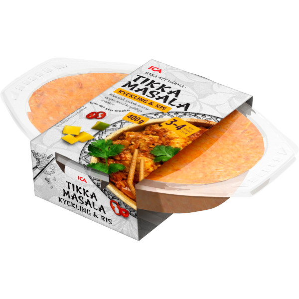 ICA Tikka Masala Kyckling & Ris