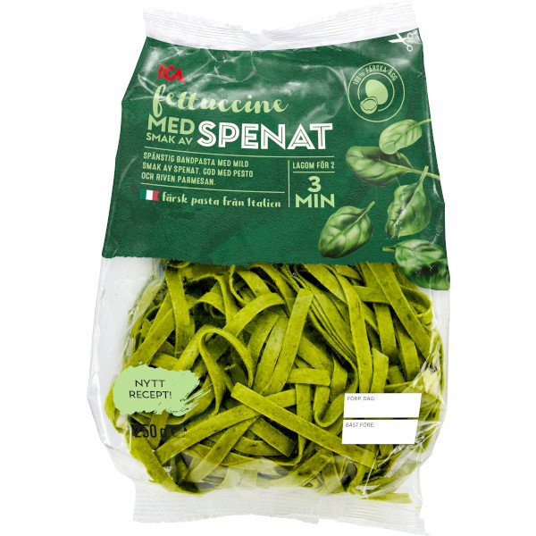 ICA Fettuccine Spenat