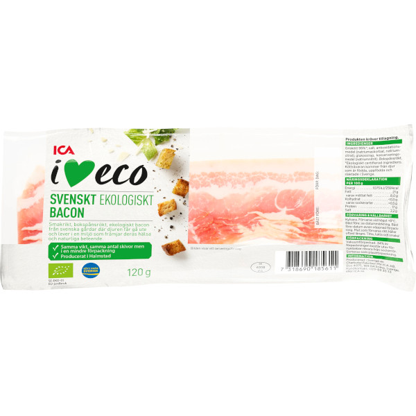 ICA I Love Eco Bacon Ekologiskt