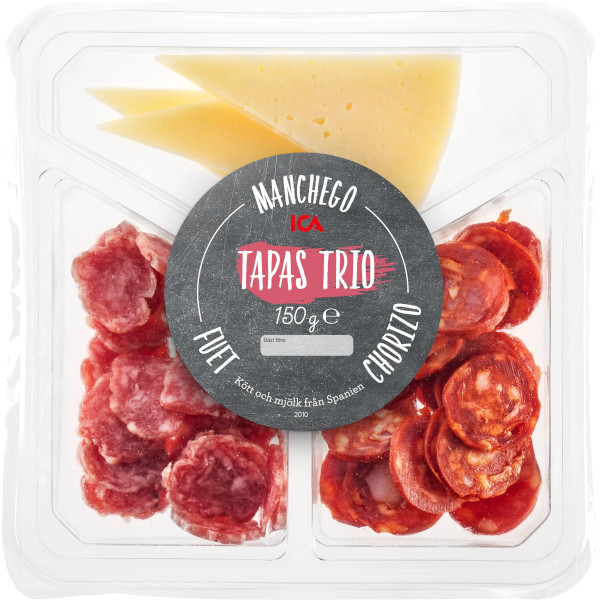 ICA Tapas Trio Fuet/Manchego/Chorizo