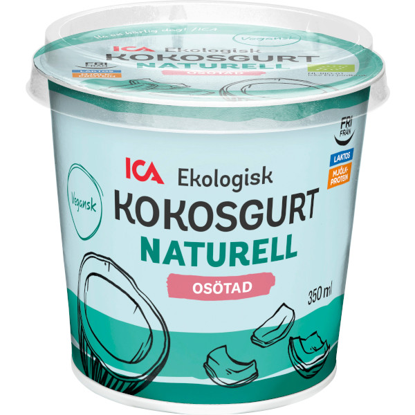 ICA Kokosgurt Naturell Ekologisk