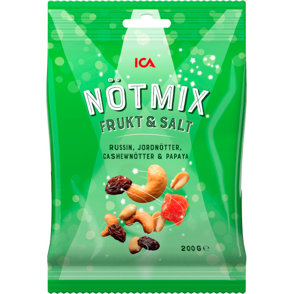 ICA Nötmix Frukt & Salt