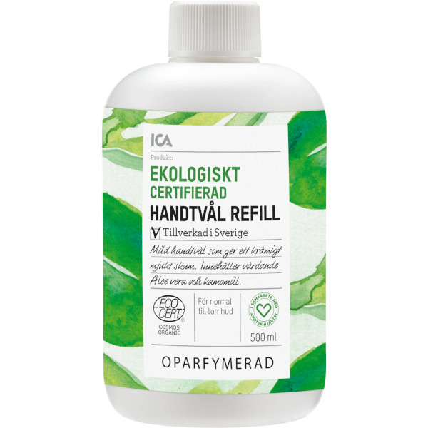 ICA Apotek Hjärtat Handtvål Refill Ekologiskt