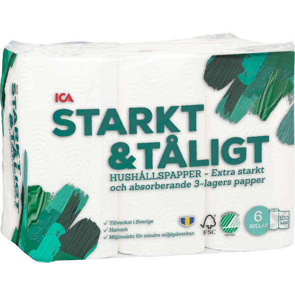 ICA Hushållspapper Starkt & Tåligt