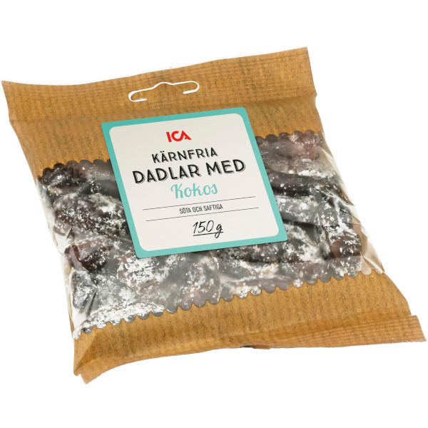 ICA Dadlar Kärnfria Kokos