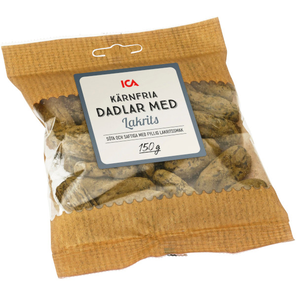 ICA Dadlar Kärnfria Lakrits