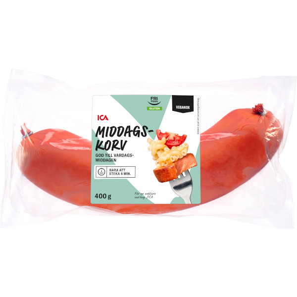 ICA Middagskorv Vegansk