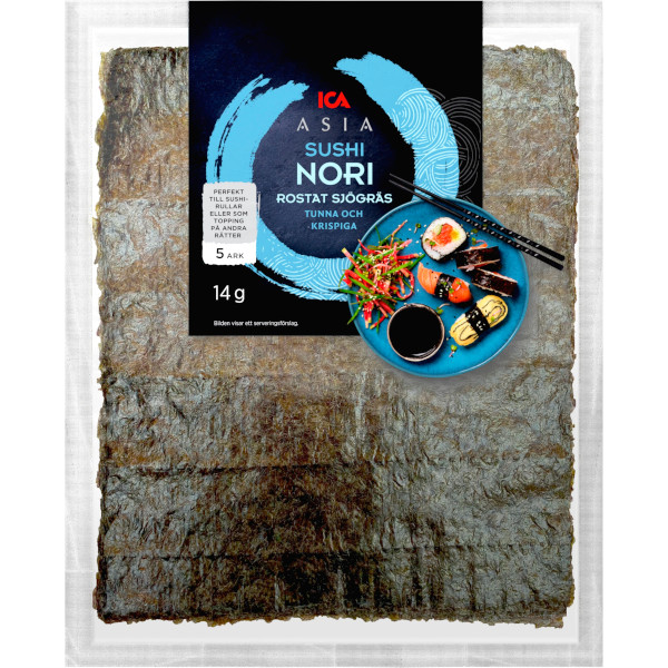 ICA Asia Sushi Nori Rostat Sjögräs