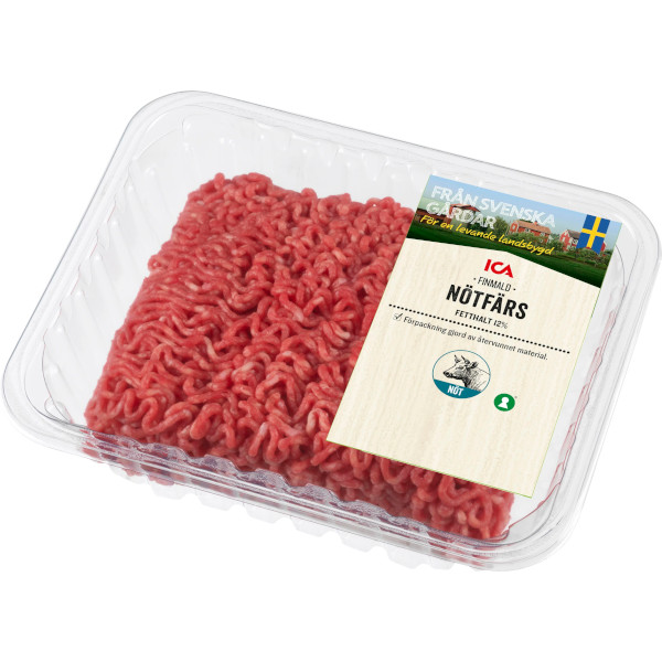 ICA Nötfärs Finmald 12%