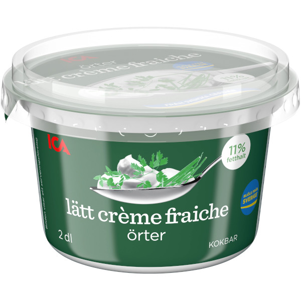 ICA Crème Fraiche Lätt Örter