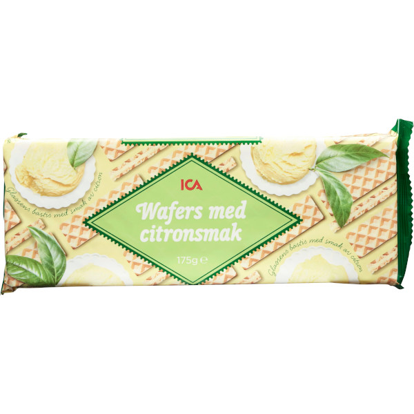 ICA Wafers Citronsmak