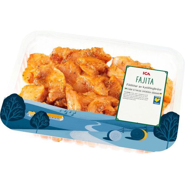 ICA Kycklingbröst Filébitar Fajita