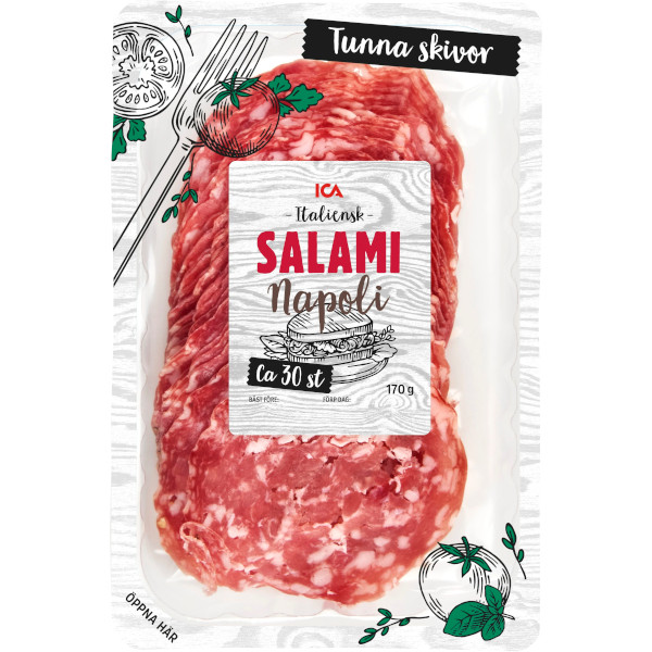 ICA Salami Napoli Tunna Skivor