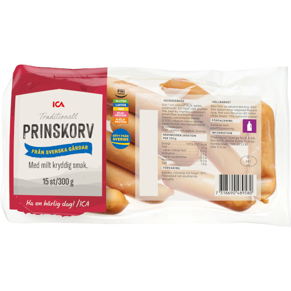 ICA Prinskorv