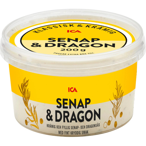 ICA Sås Senap & Dragon
