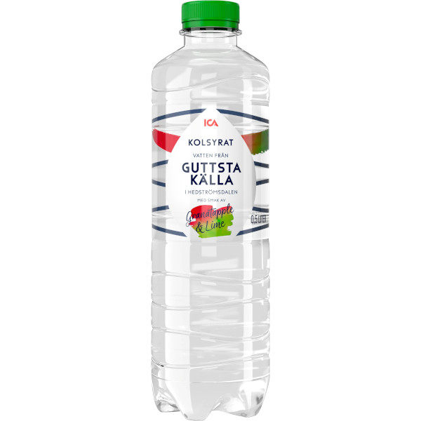 ICA Vatten Kolsyrat Granatäpple & Lime