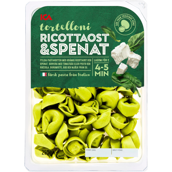 ICA Tortelloni Ricotta & Spenat