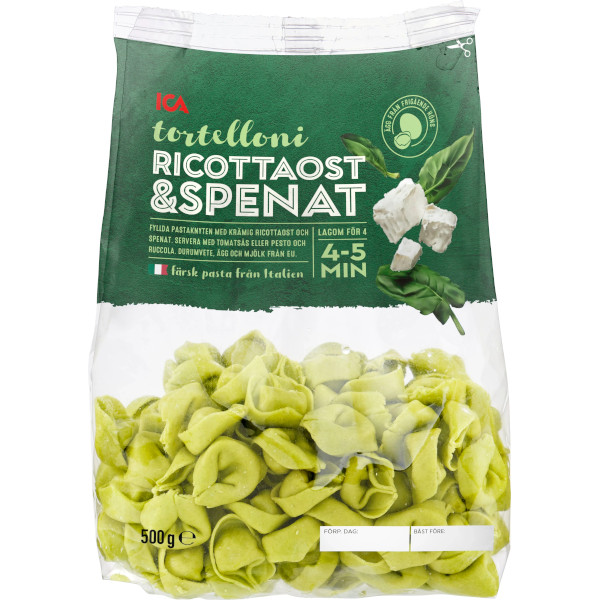 ICA Tortelloni Ricotta & Spenat