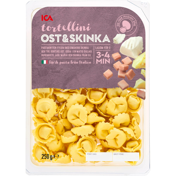 ICA Tortellini Ost & Skinka