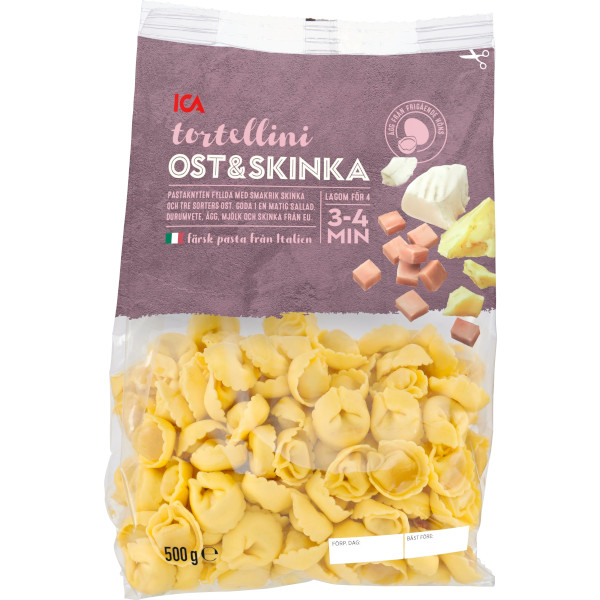 ICA Tortellini Ost & Skinka